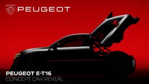 Peugeot E-T16 Concept electric hyperhatch