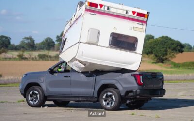 Toyota drops a caravan on its electric Hilux